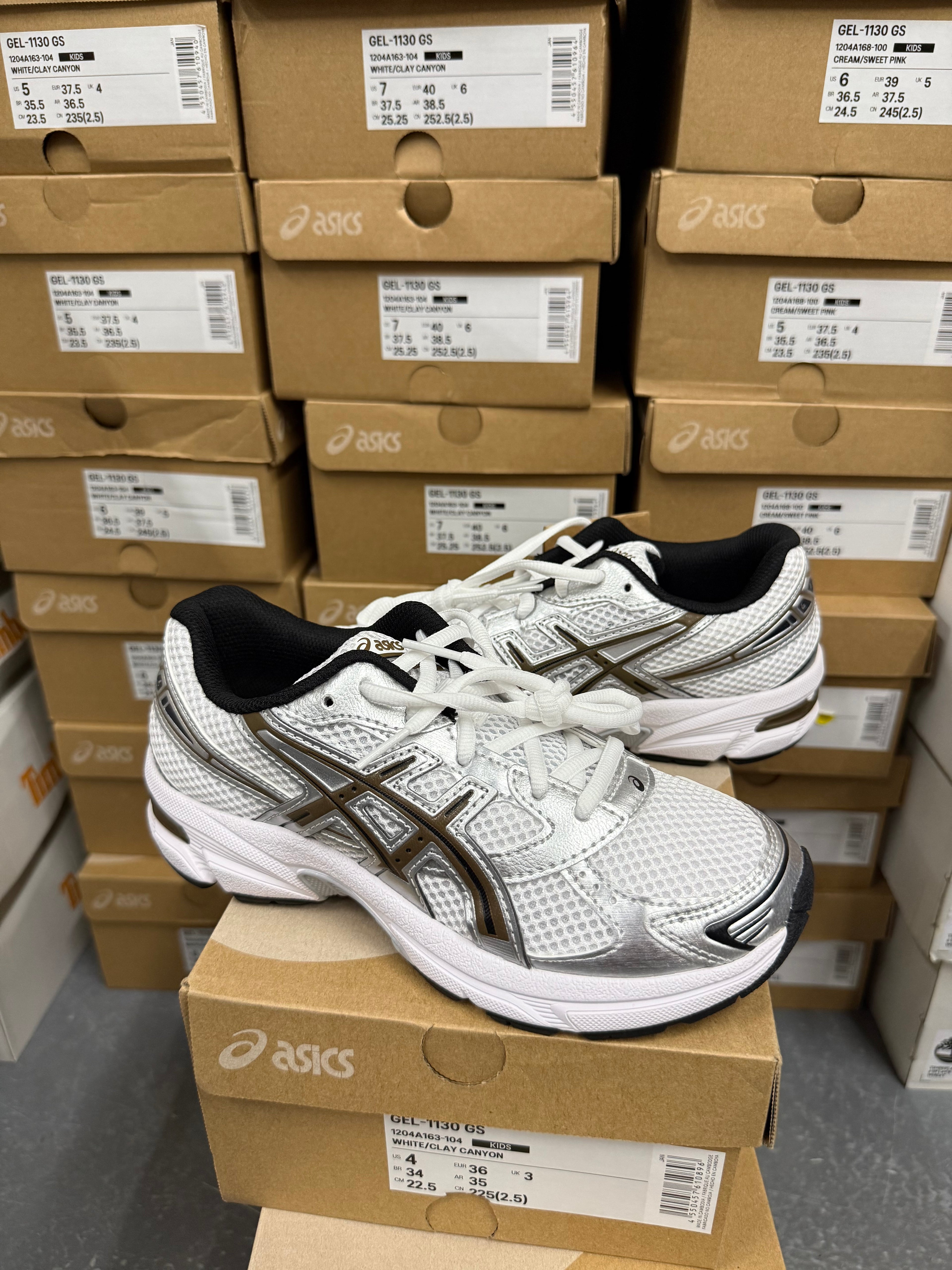 ASICS Gel-1130 White Clay Canyon (GS)