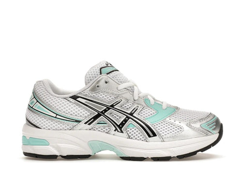ASICS Gel-1130 White Aqua (GS) — angle view