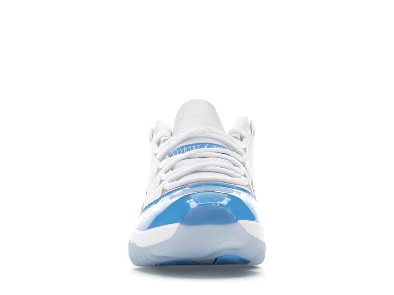 Jordan 11 Retro Low University Blue (2026) (GS) — angle view
