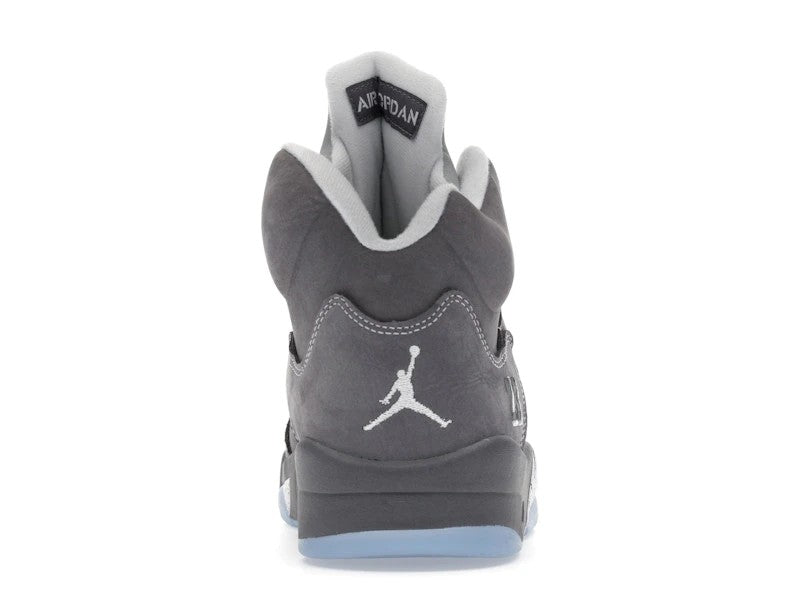 Jordan 5 Retro Wolf Grey (2026) — angle view