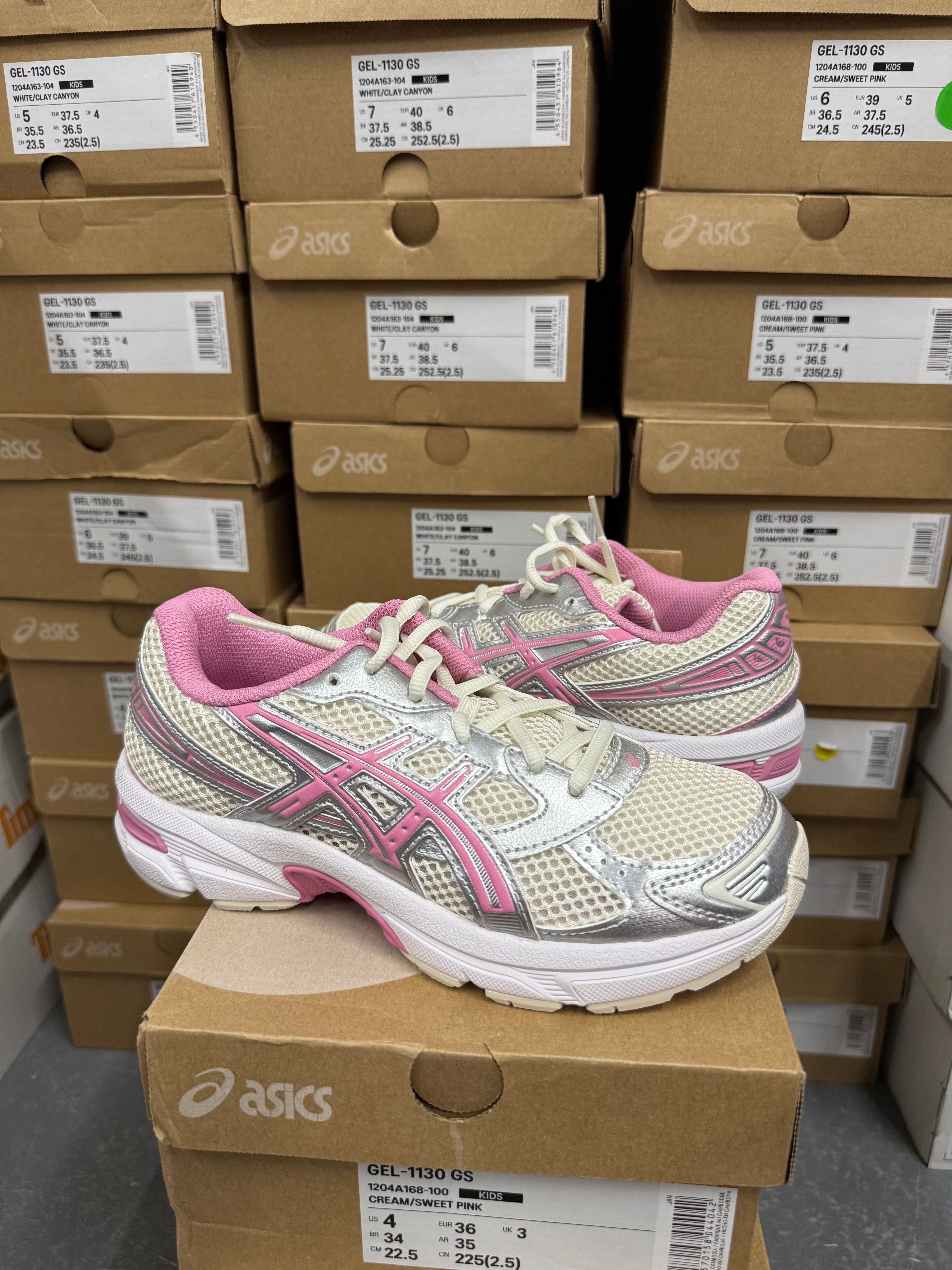 ASICS Gel-1130 Cream Sweet Pink (GS)