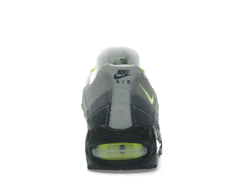 Nike Air Max 95 OG Big Bubble Neon (2025/2026) — angle view