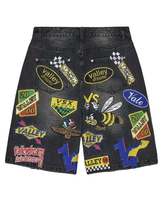 Vale Forever Passport Jorts (Black)