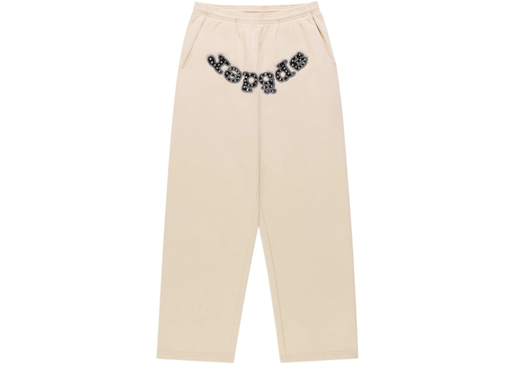 Sp5der Mixed Stone OG Logo Sweatpant Cream