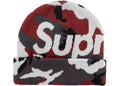 Supreme Camo Big Logo Beanie (FW25) Red Camo