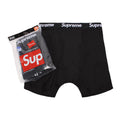 Supreme Hanes Boxer Briefs Black (4 Pack)