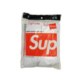 Supreme Hanes Crew Socks White (4 Pack)