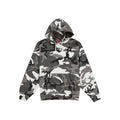Supreme Satin Applique Hooded Sweatshirt Snow Camo