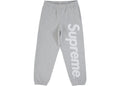 Supreme Satin Applique Sweatpant Heather Grey