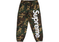 Supreme Satin Applique Sweatpant Woodland Camo