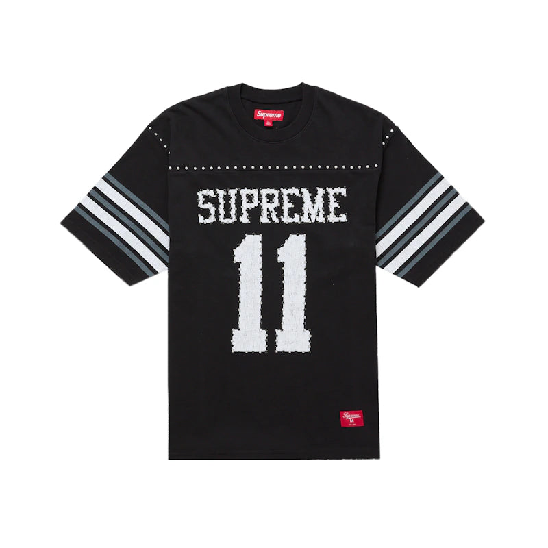 Supreme Studded S/S Football Top Black