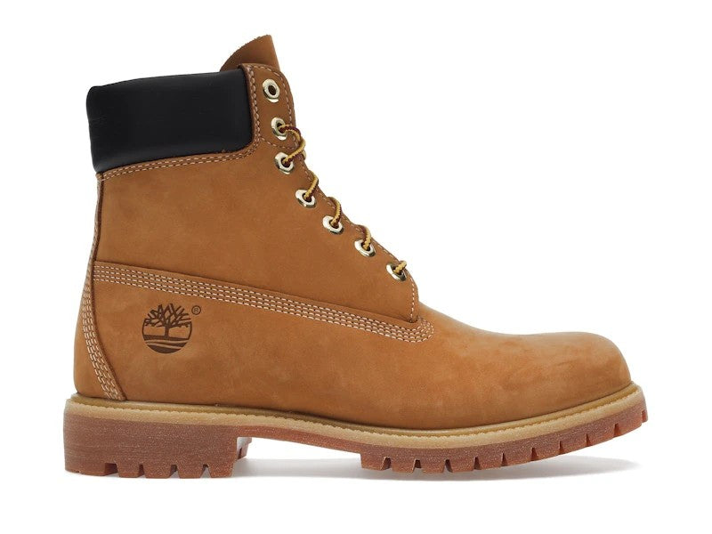 Timberland Premium 6in Waterproof Boot Wheat Nubuck — angle view