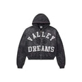 Vale Forever Classico Zip Up Hoodie Black