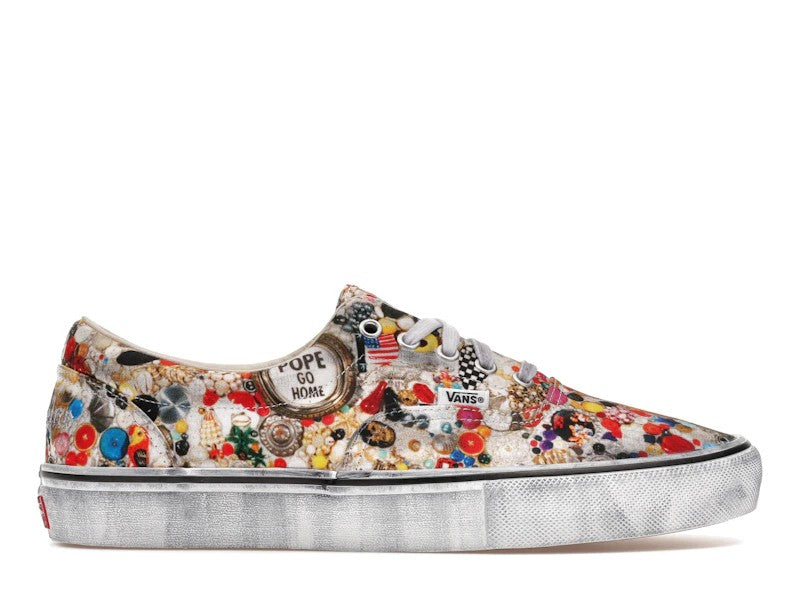 Vans Era Supreme x Mike Kelley White — angle view