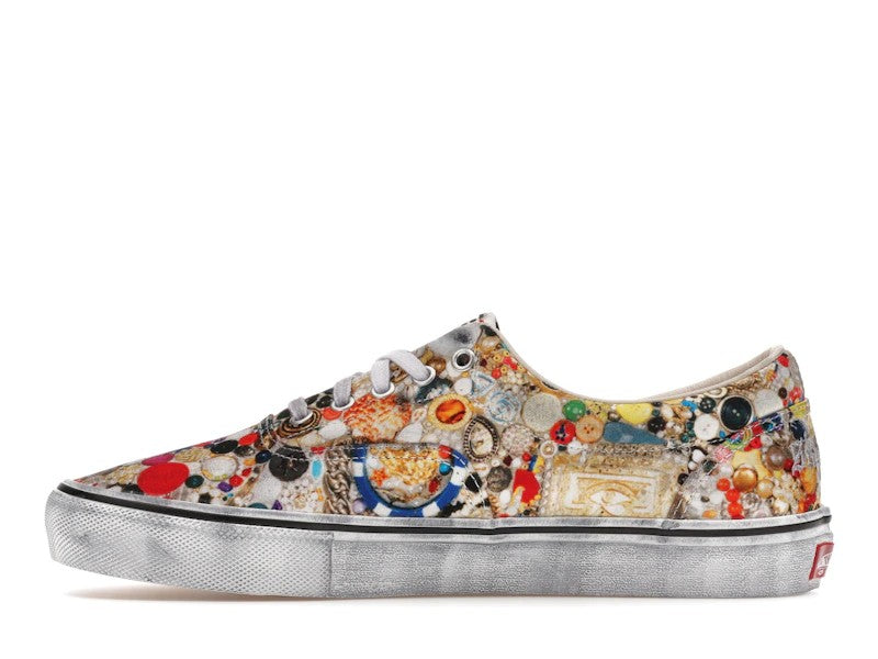Vans Era Supreme x Mike Kelley White — angle view
