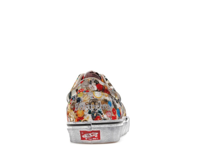 Vans Era Supreme x Mike Kelley White — angle view