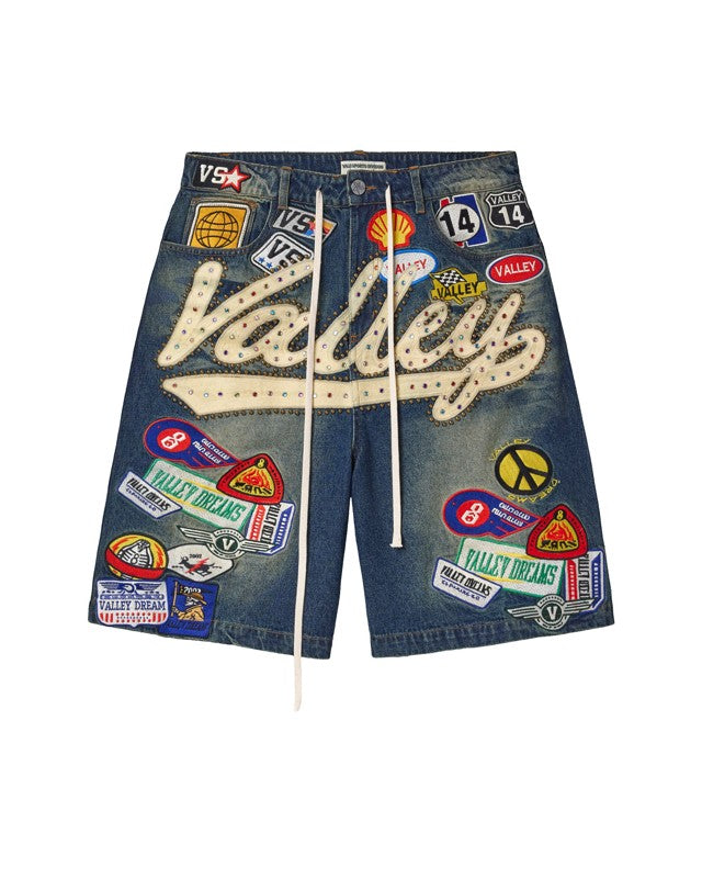 Vale Forever 1980s Jorts Blue