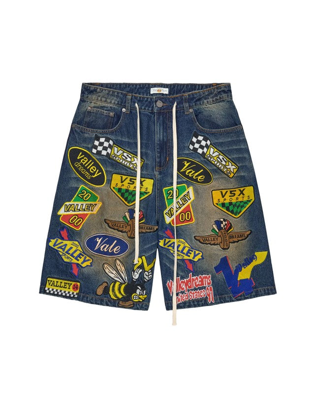 Vale Forever Passport Jorts Blue