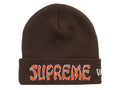 Supreme New Era Action Beanie (FW26) Brown