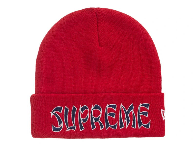 Supreme New Era Action Beanie (FW26) Red