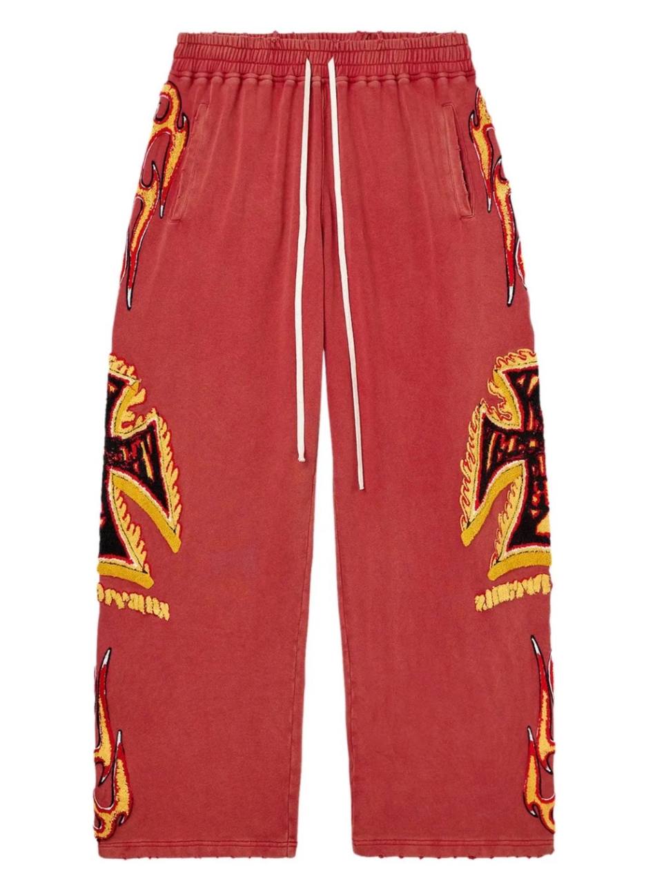 Vale Forever La Flare Sweatpants Red